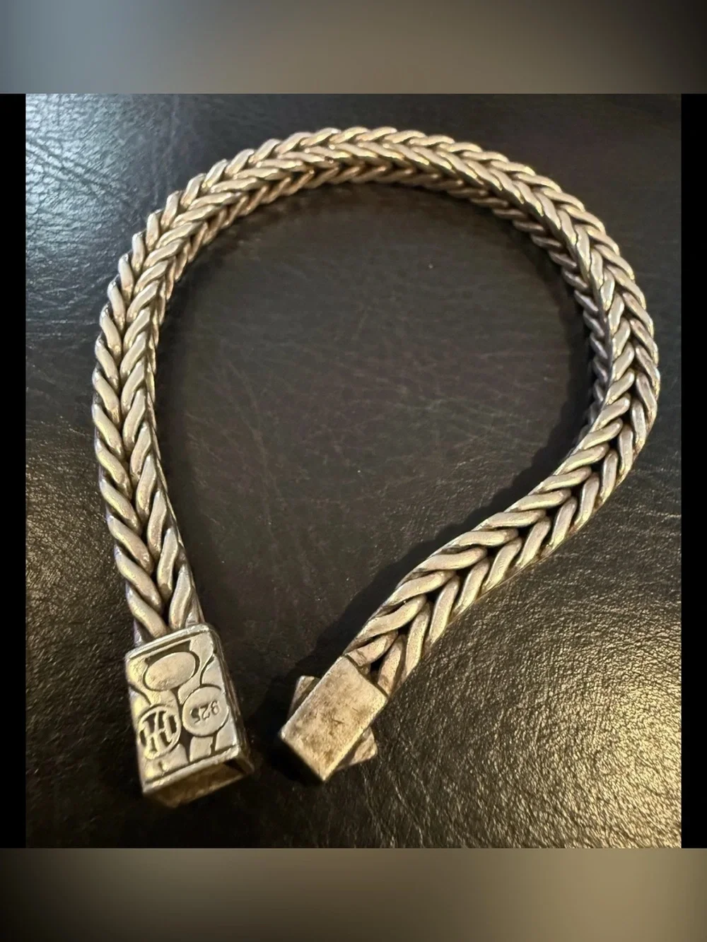 John Hardy Sterling Silver 925 Classic Wheat Chain Bracelet 8.75” 55.5g